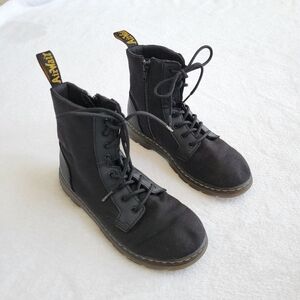 Dr.‎ Martens Combs Black Poly Casual Unisex Boot Bootie Men 5 Women 6